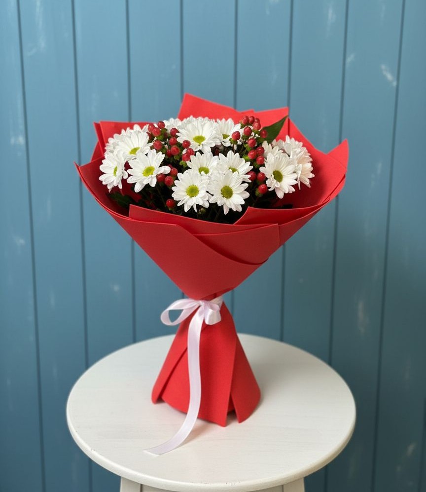 Букет цветов из: Хризантемы в Юдино