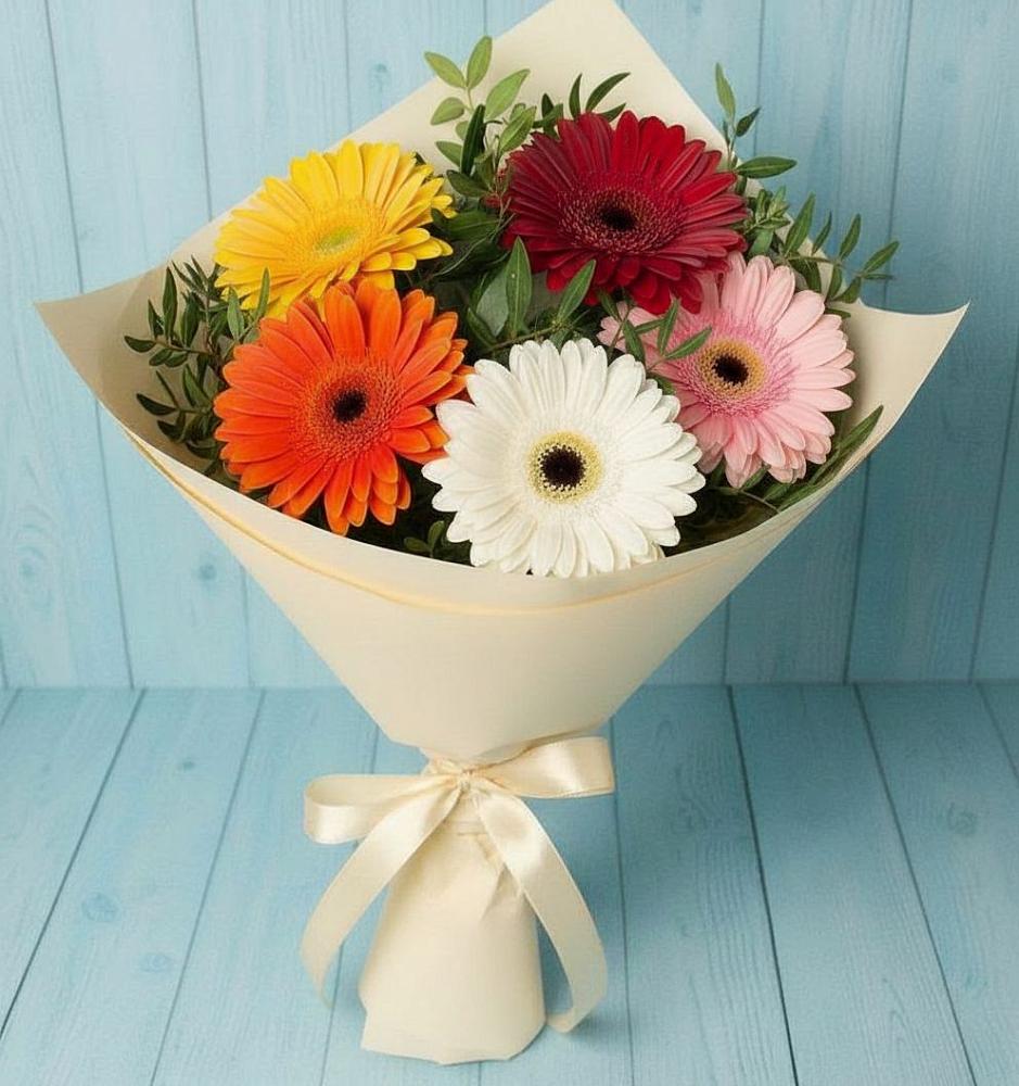 Букет цветов из: Герберы в Юдино