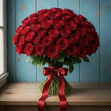Букет Красные розы Блэк Меджик в Юдино