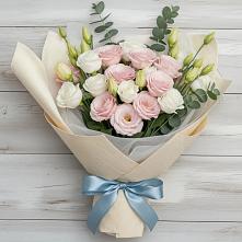 Букет цветов из:  Лизиантусы #REPLACE_PRED# Юдино