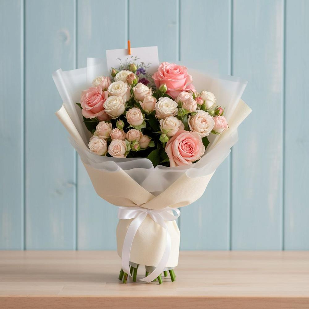 Букет цветов из: Розы в Юдино