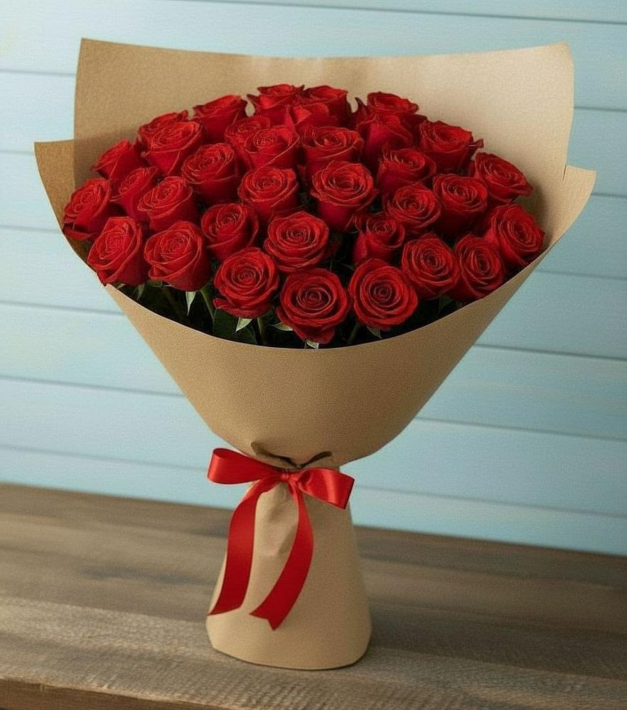 Букет Красные розы Милано в Юдино