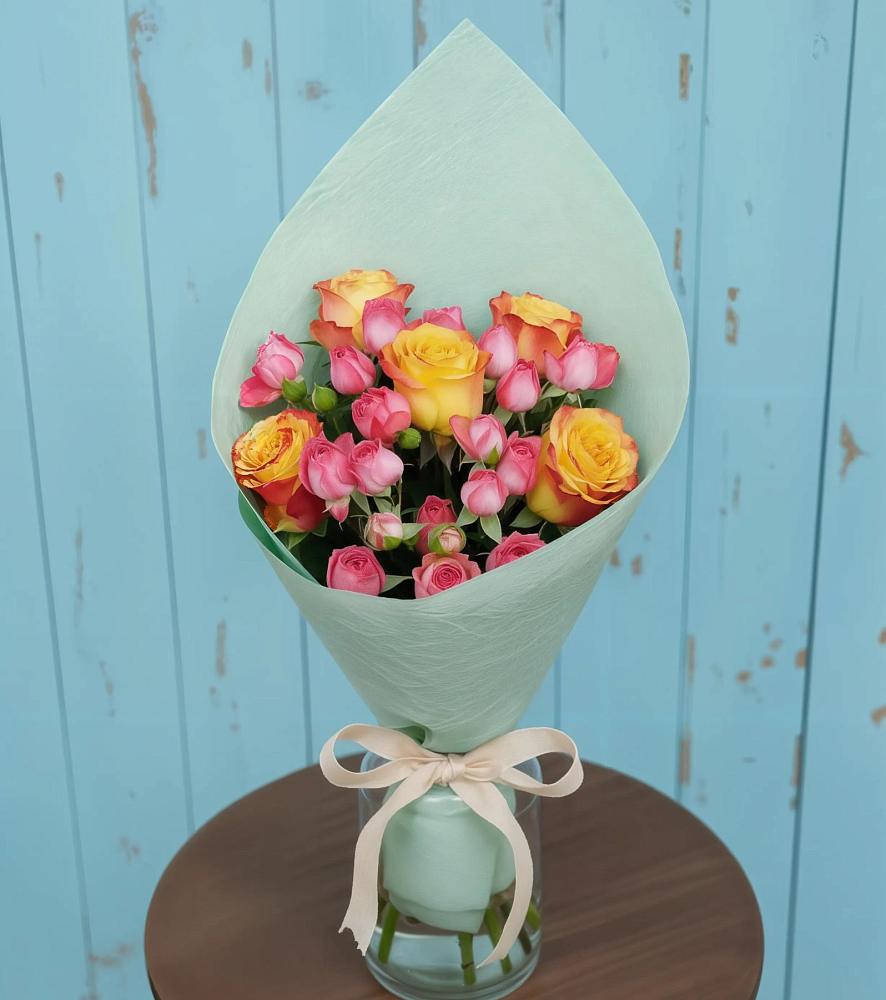 Букет цветов из: Розы в Юдино