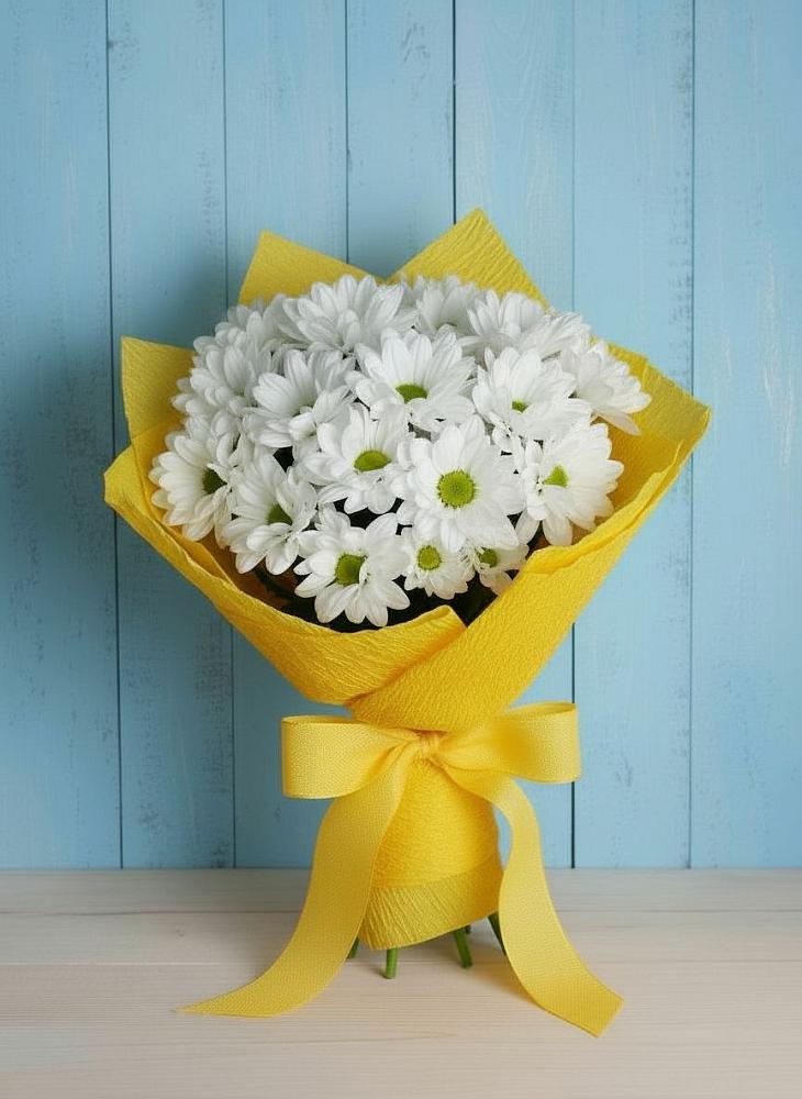 Букет цветов из: Хризантемы в Юдино