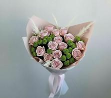 Букет цветов из:  Розы и Хризантемы в Юдино