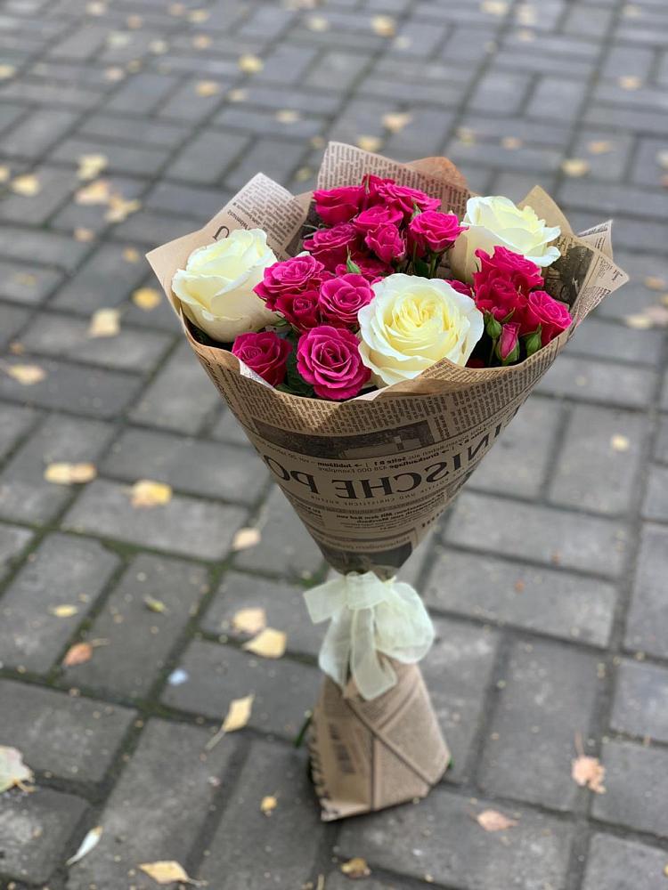 Букет цветов из: Розы в Юдино