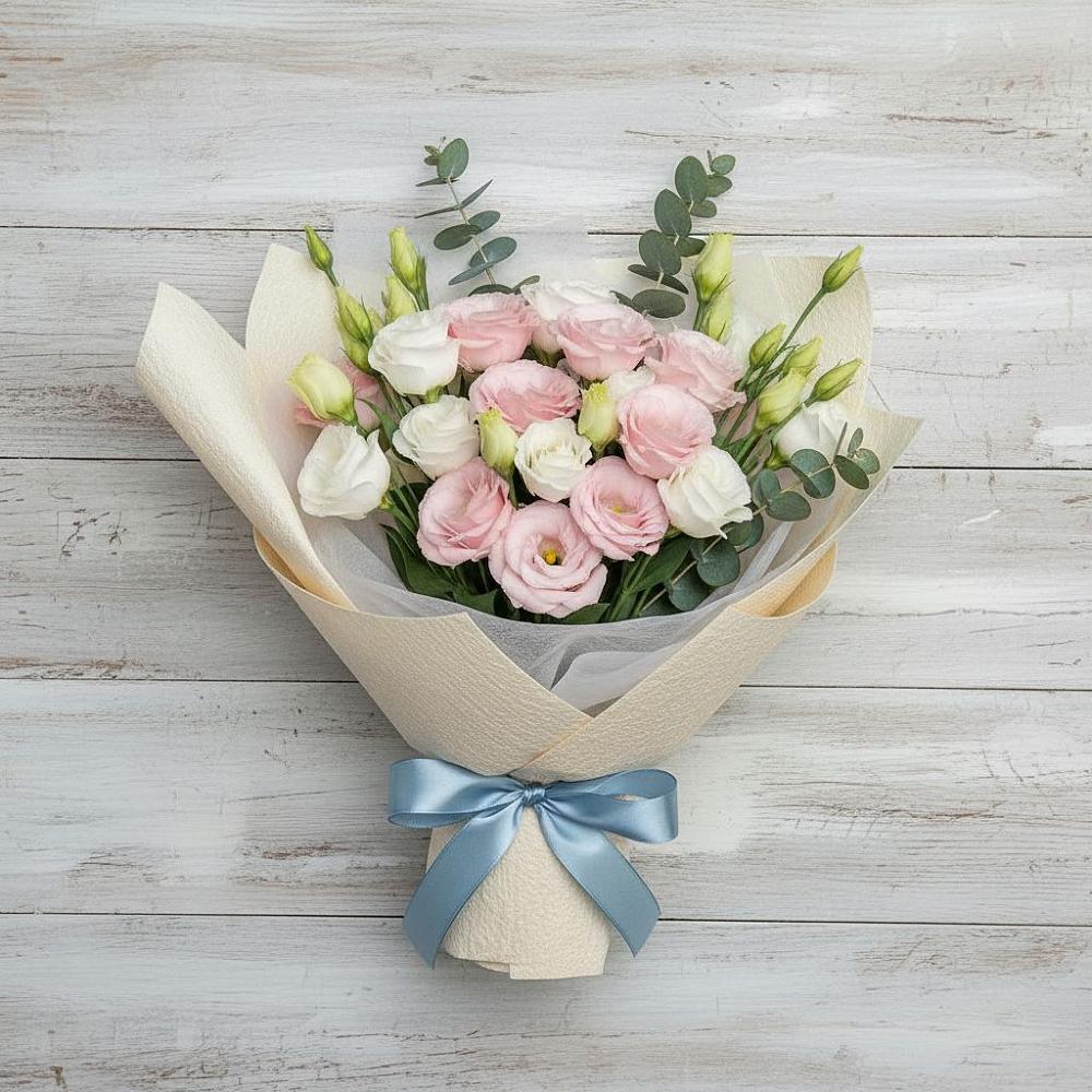 Букет цветов из: Лизиантусы в Юдино